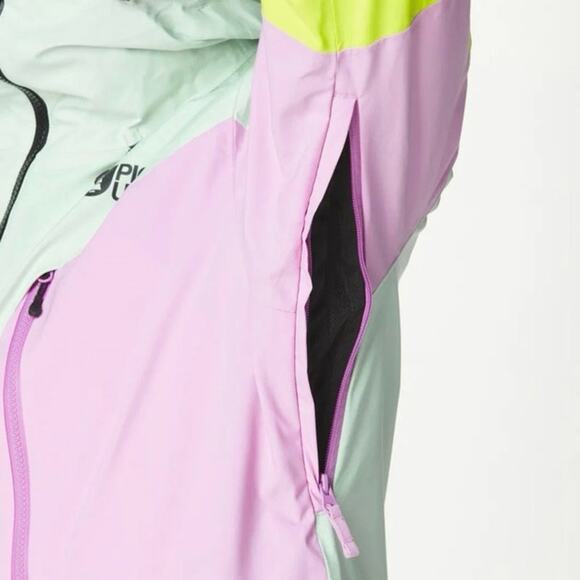 NWT Women's Picture Haakon Hooded Jacket Green Orchid Acid Purple Mint Medium - Picture 4 of 6